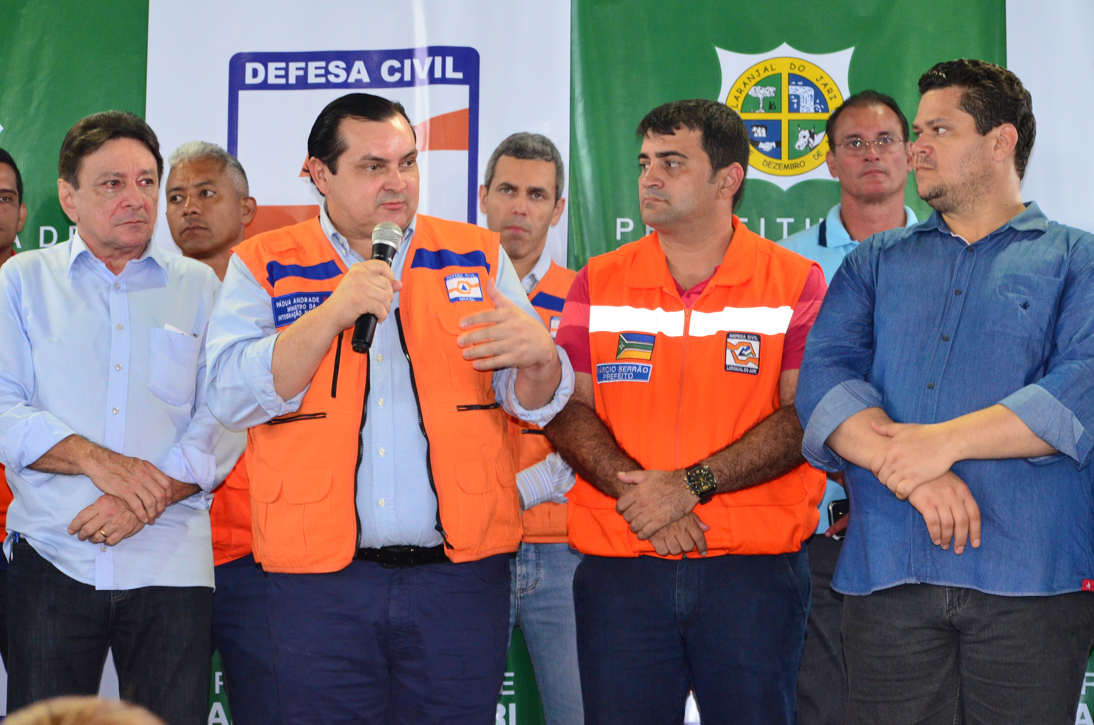 Prefeito Márcio Serrão recebe ministro da Integração Nacional.